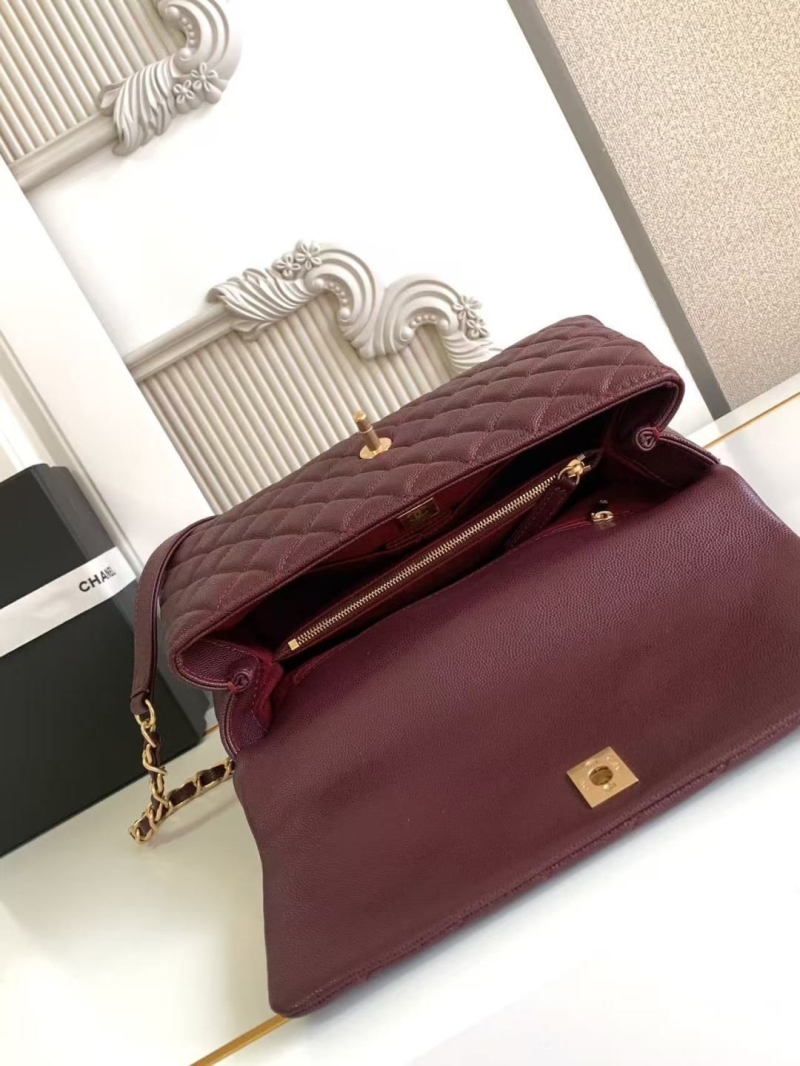 Ch**el top handle bags